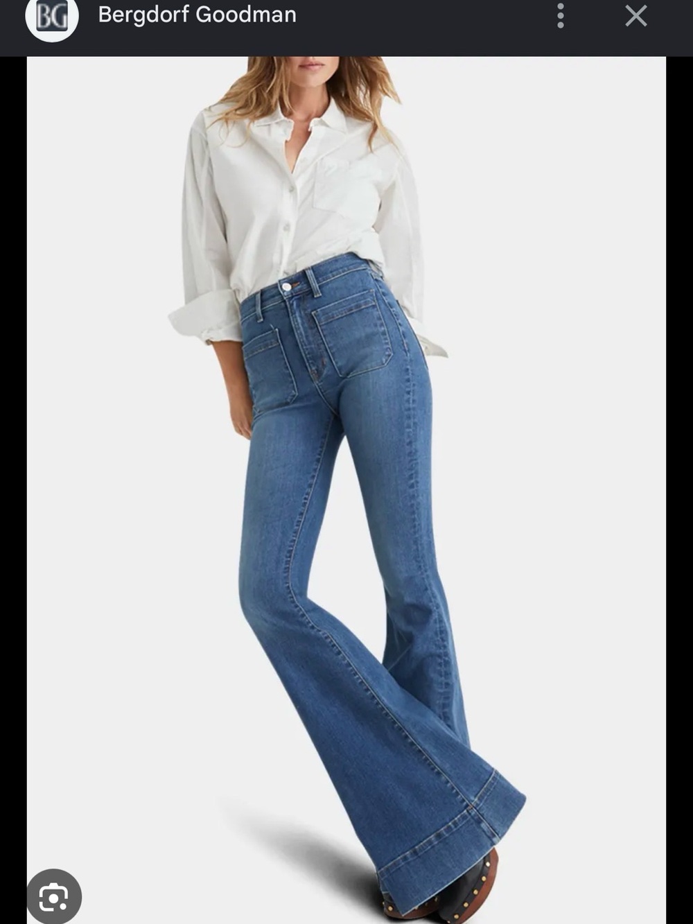 Veronica Beard Sheridan High-Rise Flare Jeans